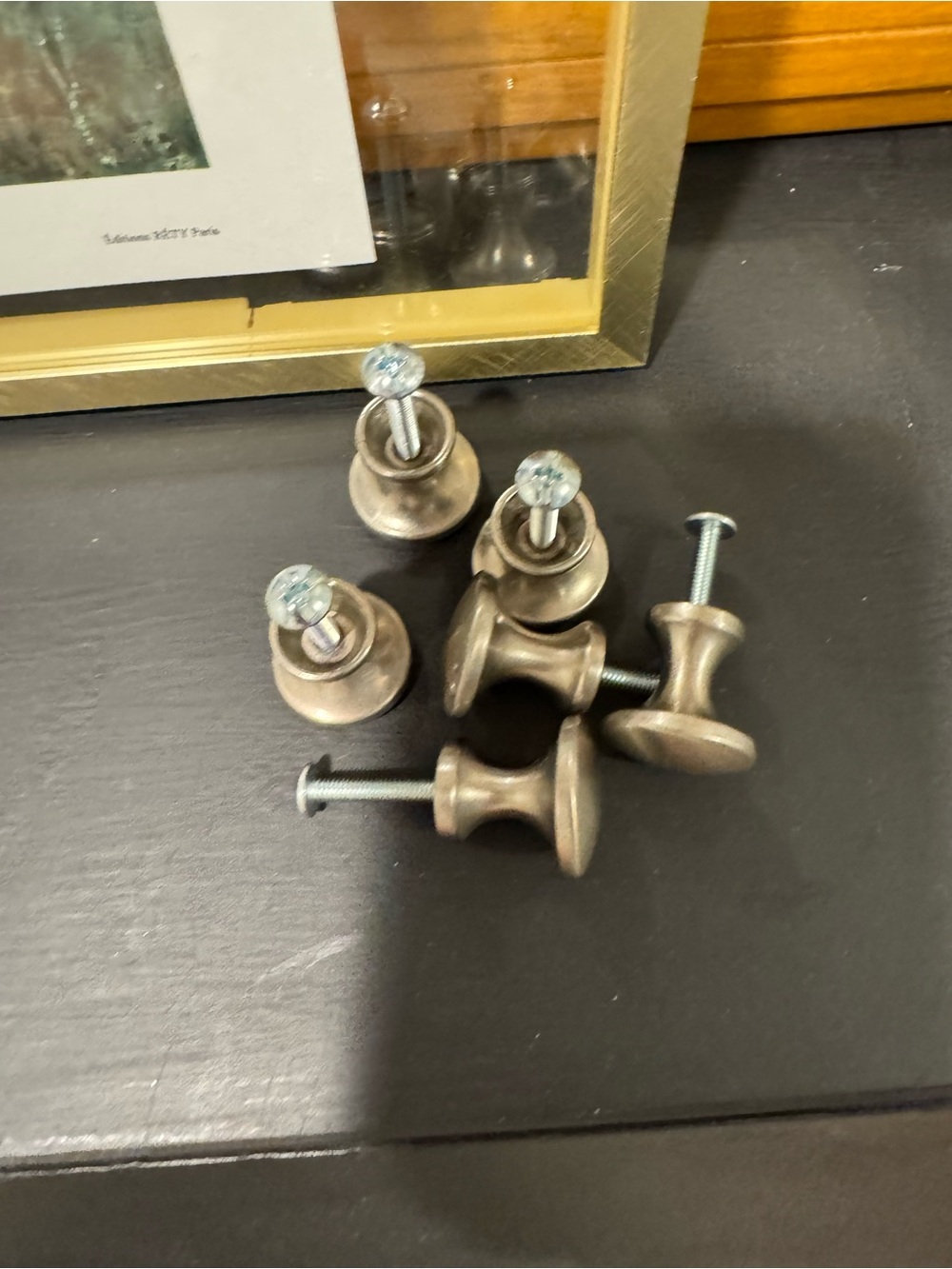 Brushed Silver knobs - Picture 2 of 3